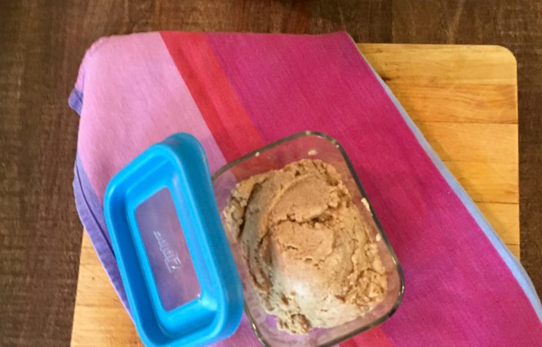 Almond Cashew Butter is easy and delicious. I use this in my Gluten Free Banana Muffins and Sweet Potato Cookies.